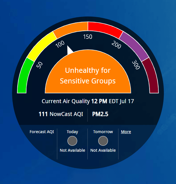AQI July 17 Cville