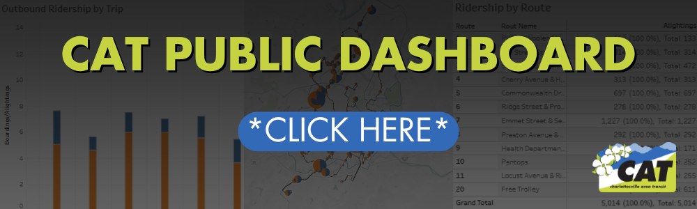 Access to view CATs public dashboard for transit statistics