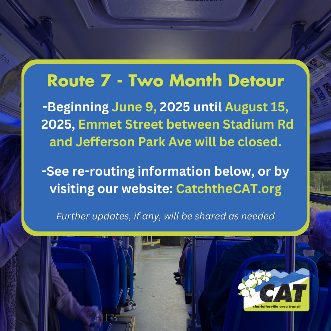 route 7 temporary stop