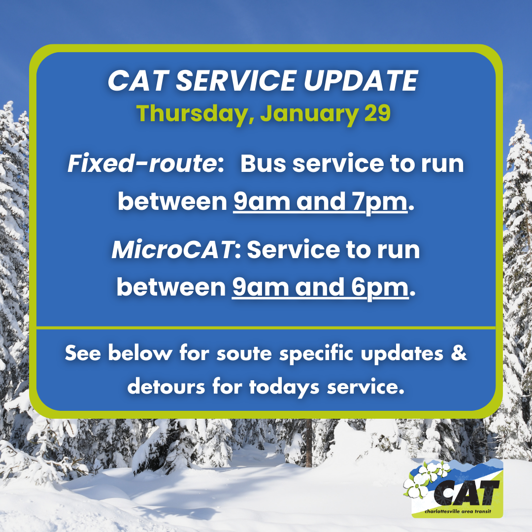 CAT service updated for January 29 (1)