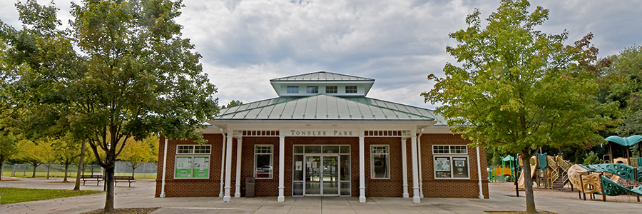Tonsler Park recreation center and playground