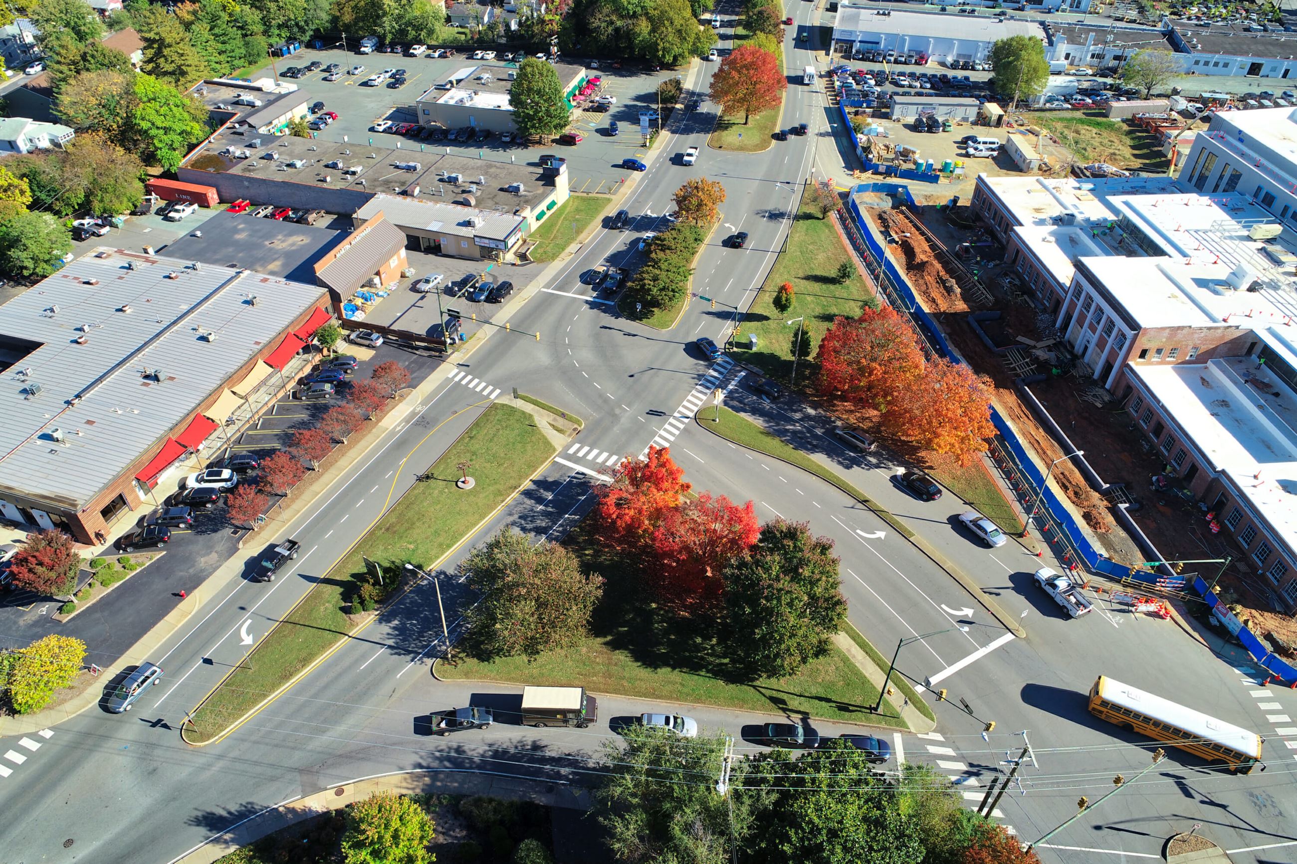 Preston Grady Intersection Aerial Photo