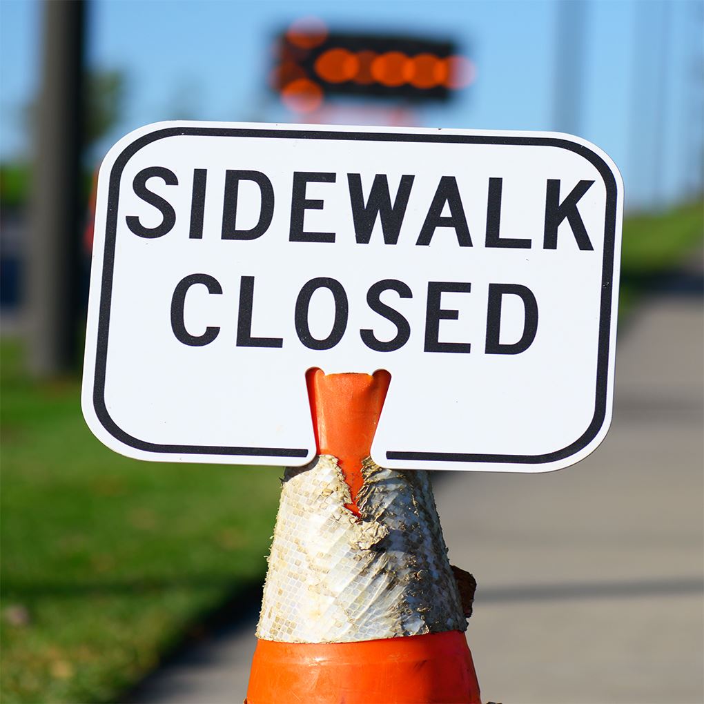 Sidewalk Closed
