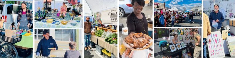 collage of City Market vendors