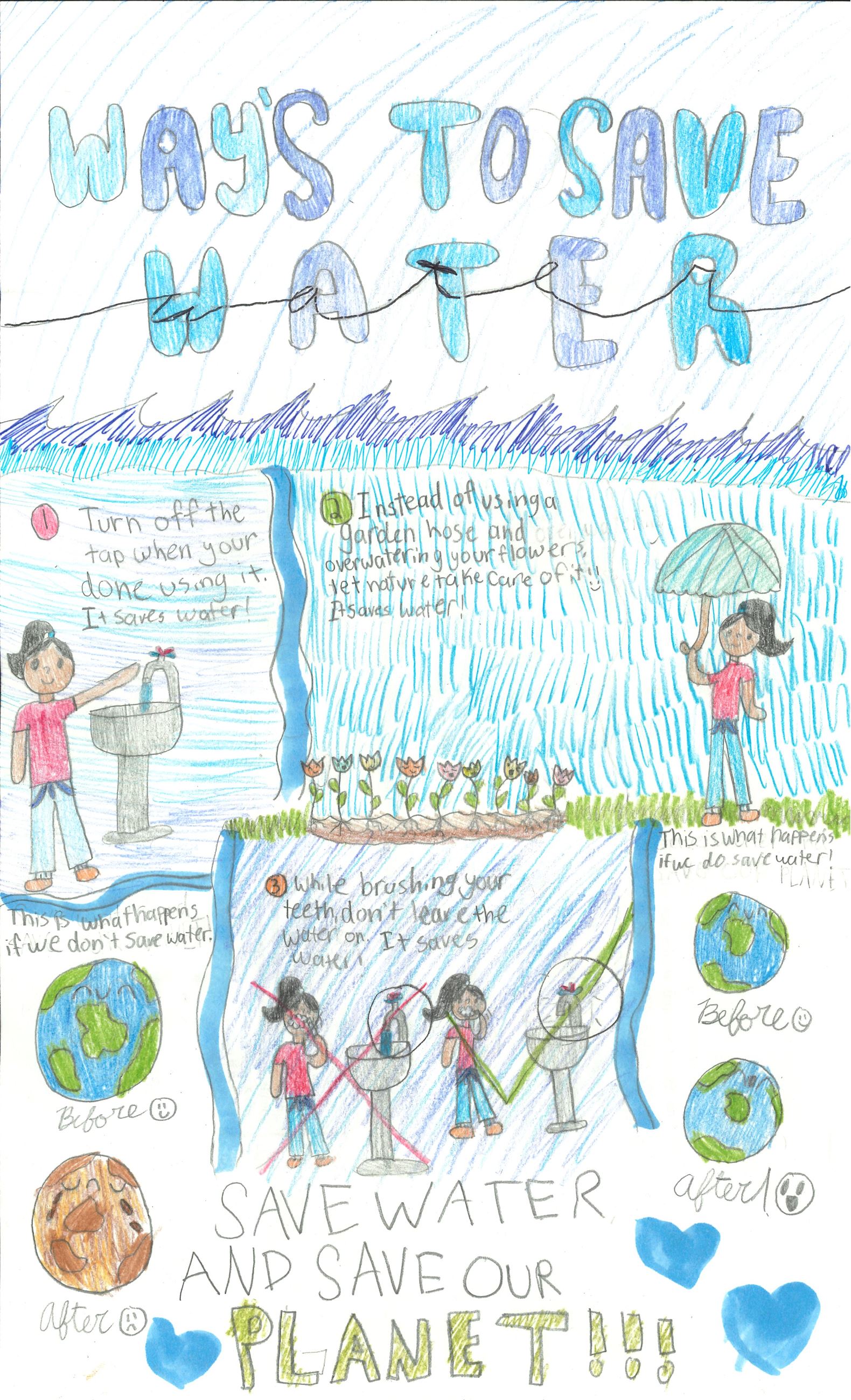 2024 Imagine a Day without Water Fan Favorite Myra Gautam Grade 5