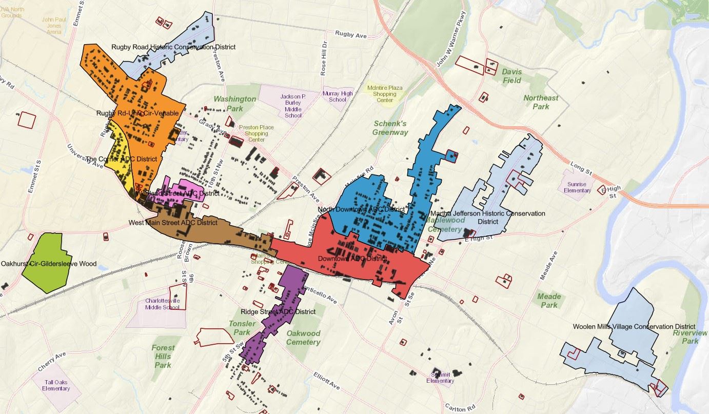 Historic Districts and Individual Protected Properties