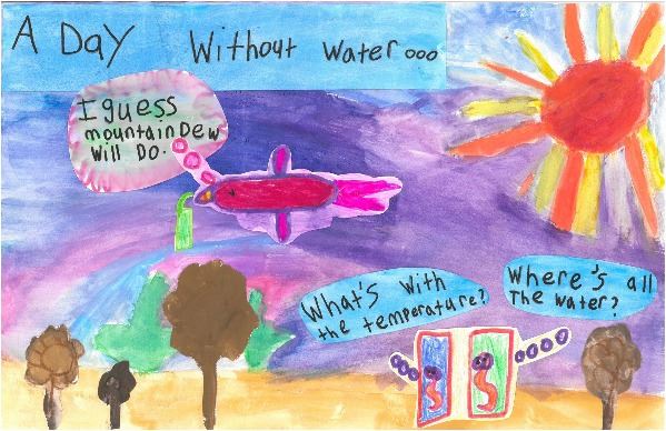 2015 Imagine a Day without Water Art Contest 1st – 2nd Grade Winner Harper Jewel Ullrich