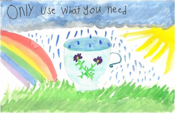 2019 Imagine a Day without Water Art Contest 1st – 2nd Grade Winner Lucy Sutton