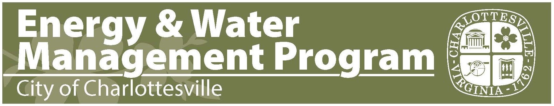 City of Charlottesville's Energy and Water Program Management Logo