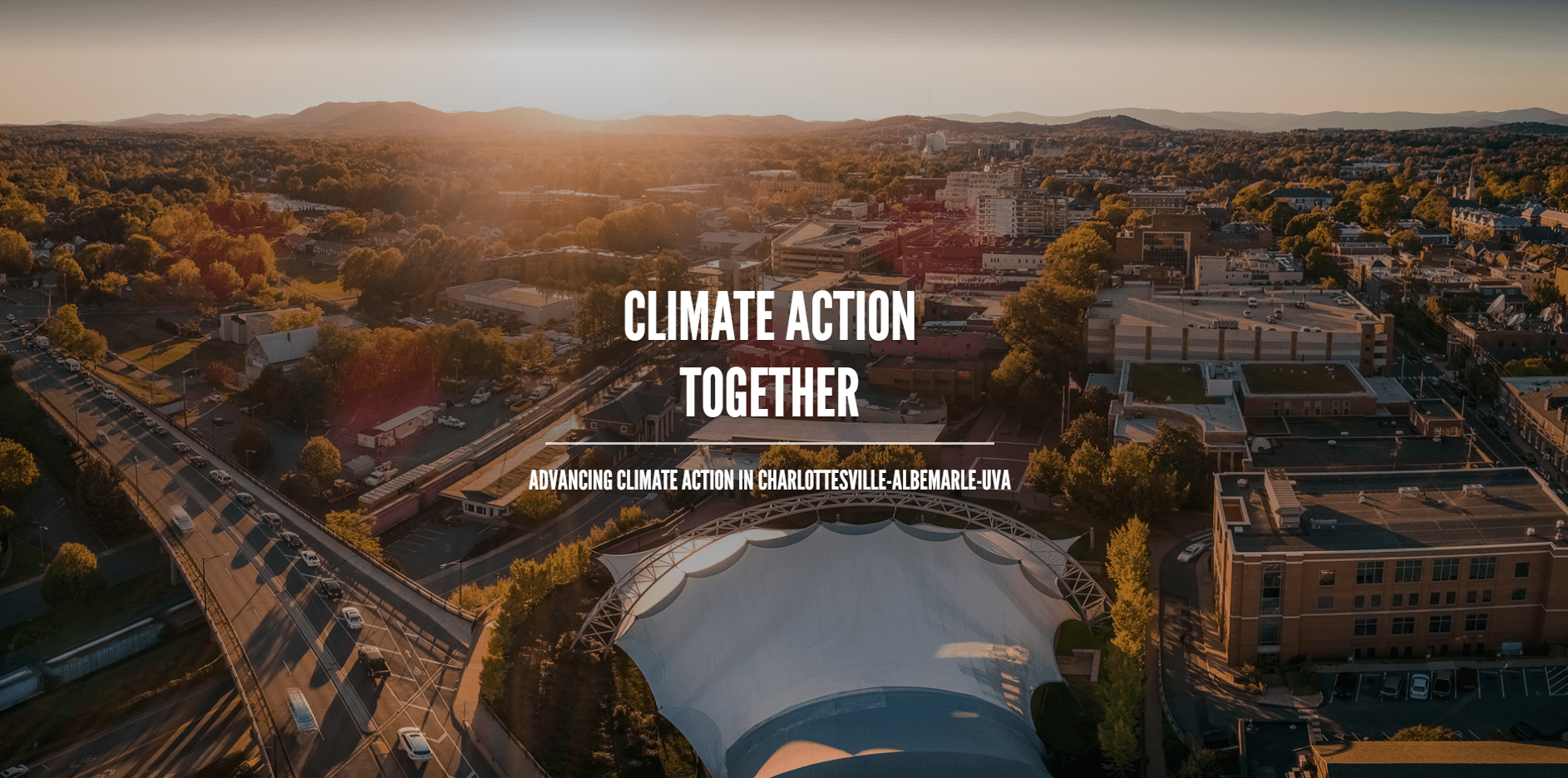 Image of the Climate Action Together website Opens in new window