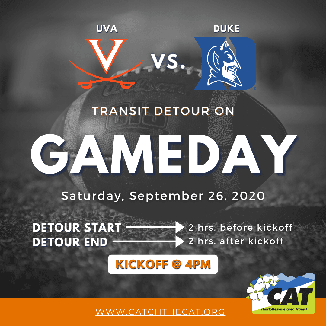 CAT Football Detour 9-26-2020