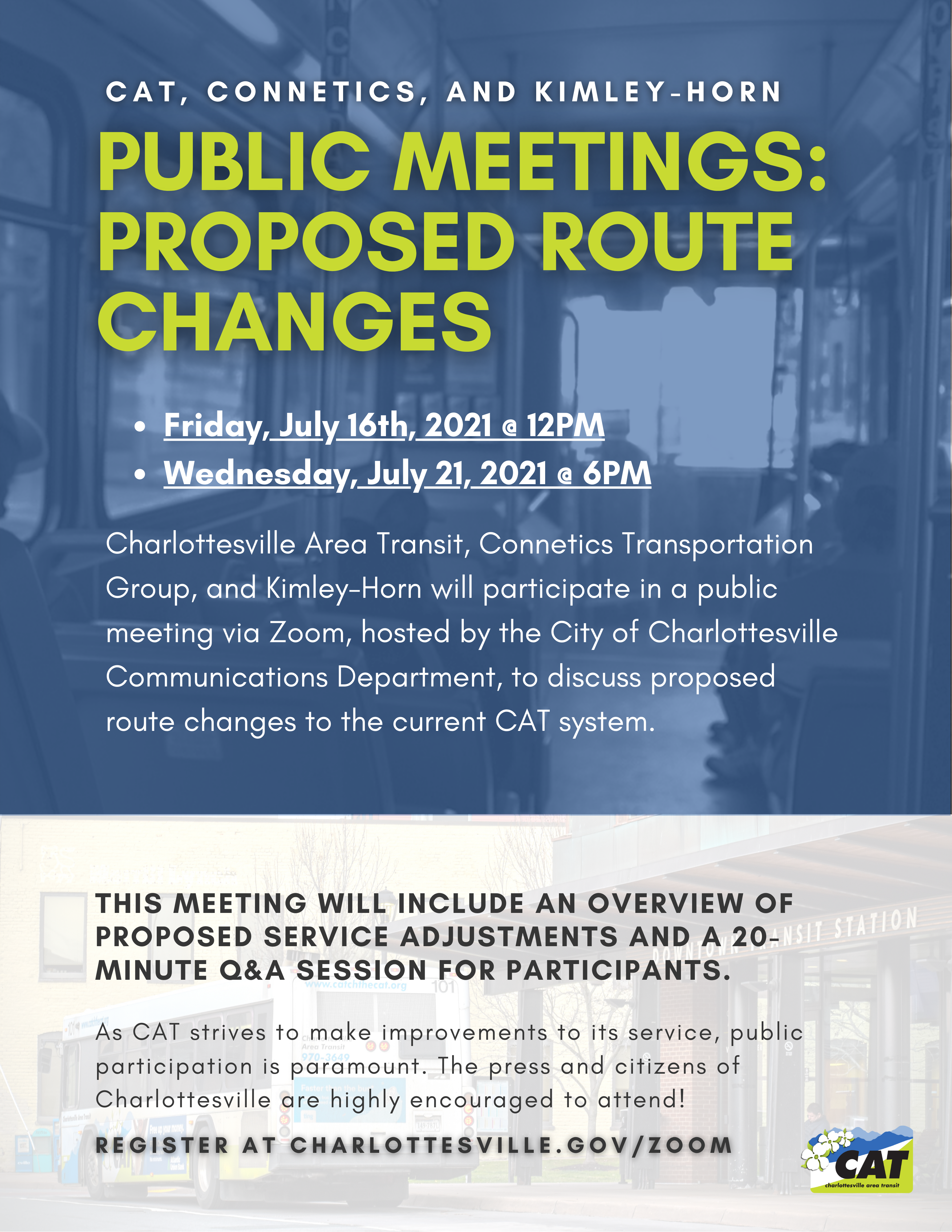 CAT Public Meeting Flyer