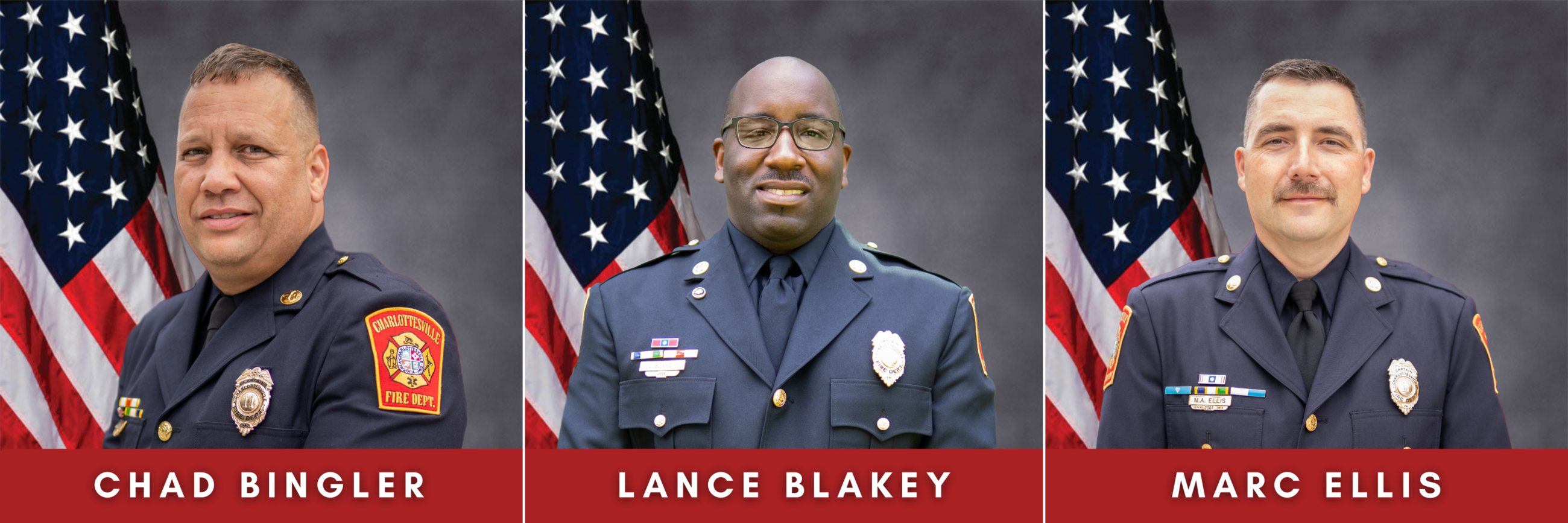 Chad Bingler, Lance Blakey, and Marc Ellis