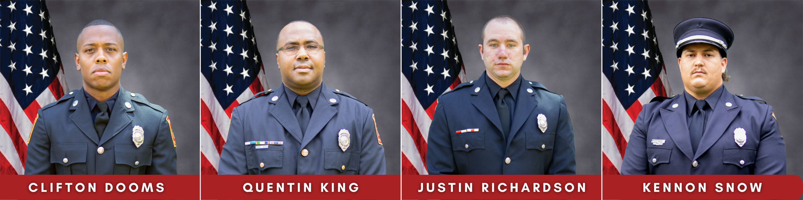 Clifton Dooms, Quentin King, Justin Richardson, and Kennon Snow