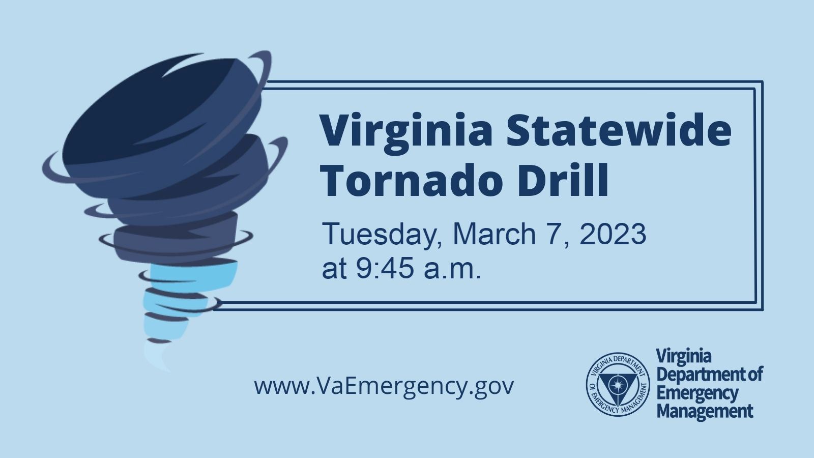 Tornado Drill 2023 Infographic